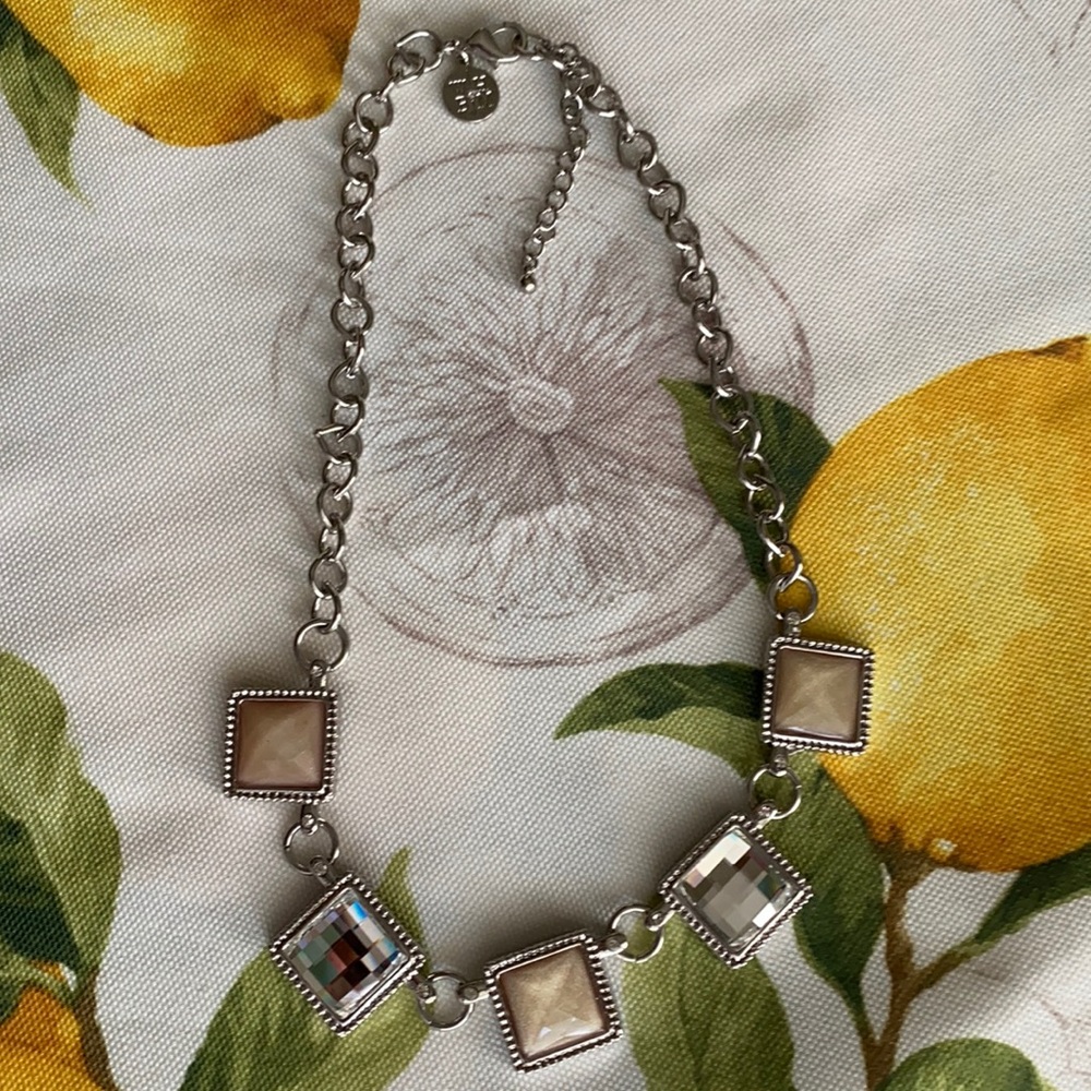 White House& Black Market Rhinestone Necklace